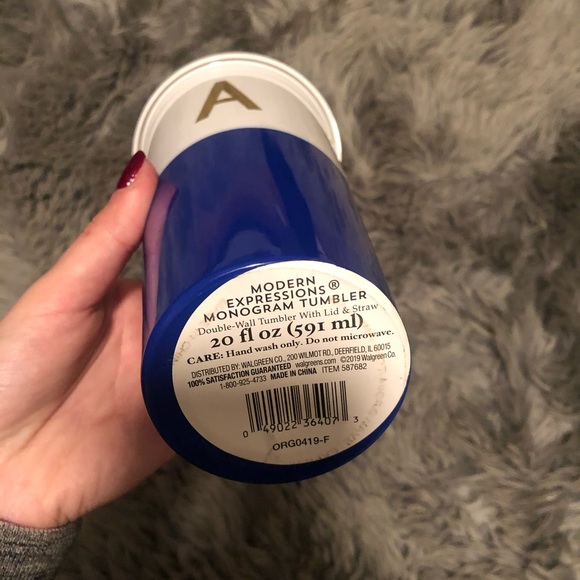 “A” Tumbler💙💙💙 - Picture 3 of 4